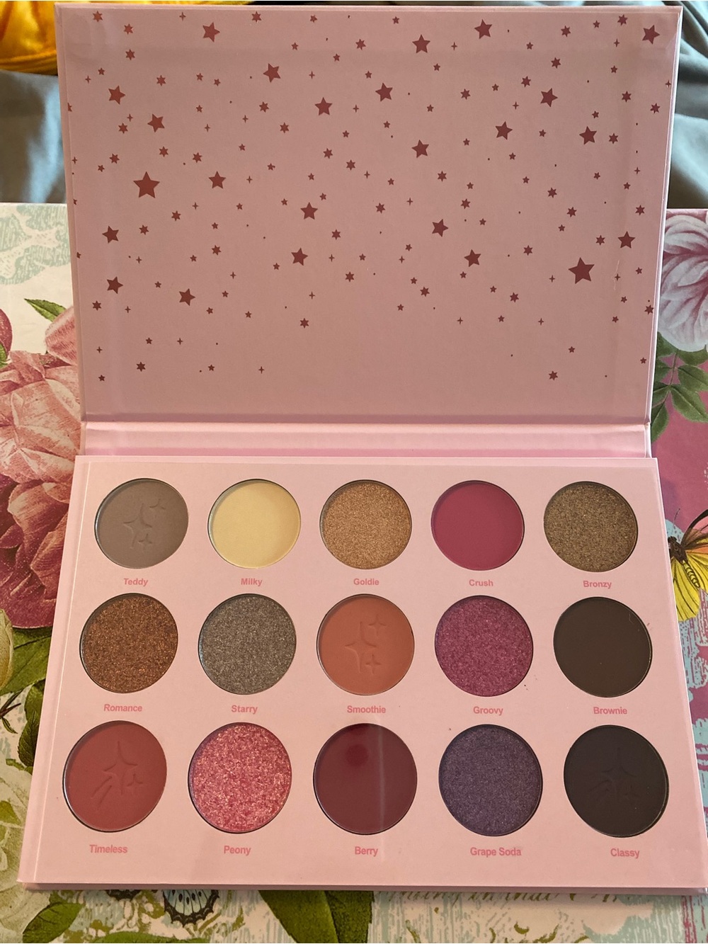15-Color Pink Eyeshadow Palette – Blendable Mauves, Pinks & Shimmers